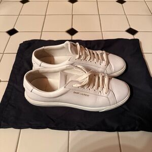 Saint Laurent Women’s White Sneakers